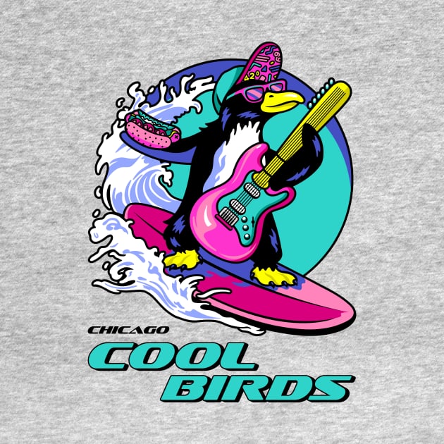 Chicago Cool Birds by Hey Riddle Riddle